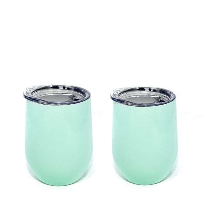 Vida Natural Stainless steel tumbler set - Mint