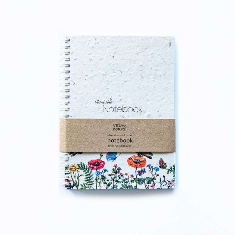 plantable notebook dragonflies