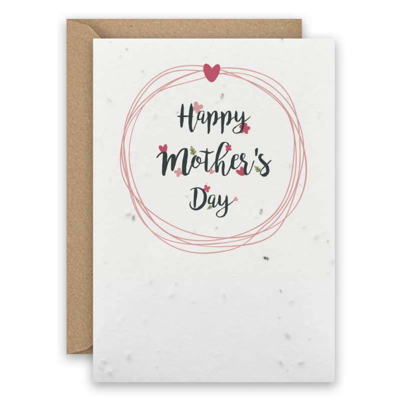 seed paper card mothers day