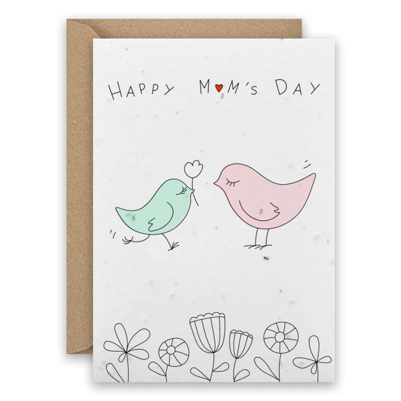 seed paper card mothers day