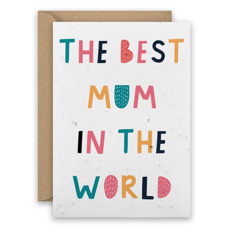 seed paper card mothers day