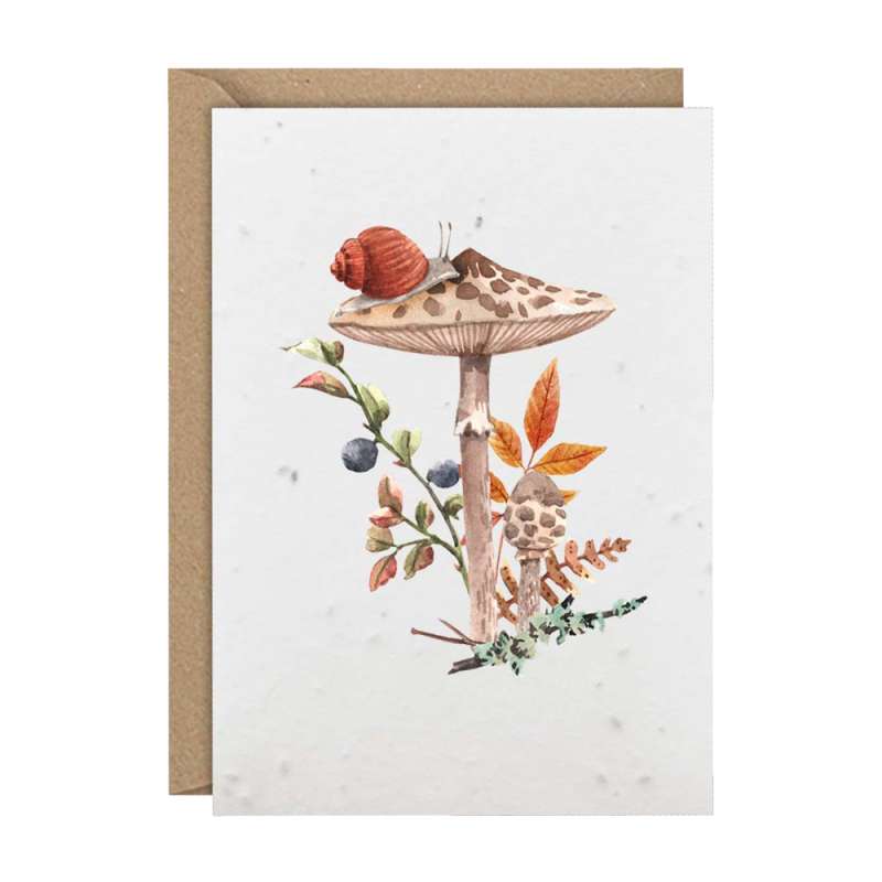 Mushroom Greeting Card